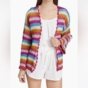 Xirena NWT Carsen Crochet Cotton Cardigan size X-large NWOT